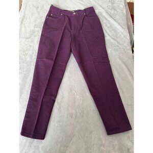 Original Dungaree Jean Co. size 14 petite Purple Cotton Pants Petite Memphis Bra